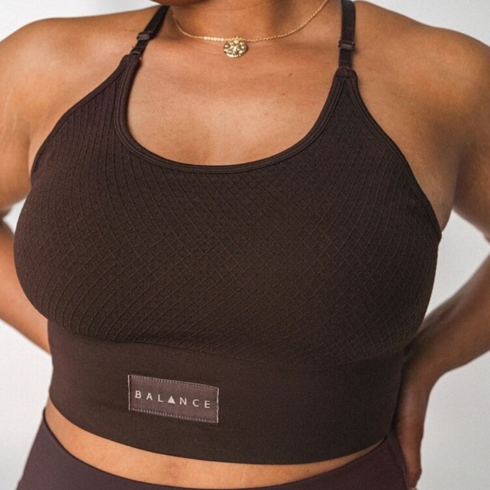 Balance Athletica Vitality Sports Bra the Energy Bra Obsidian NWT XS